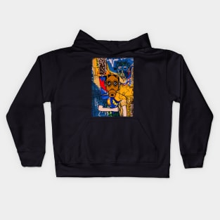 Discover NFT Character - MaleMask Street ArtGlyph with Pixel Eyes on TeePublic Kids Hoodie